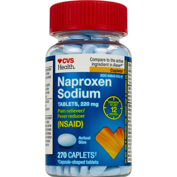 CVS Health Naproxen Sodium 220 MG Caplets