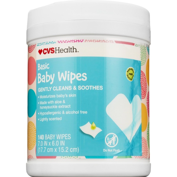 CVS Health Basic Baby Wipes, 140 CT