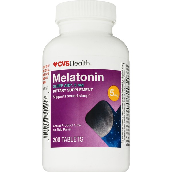 CVS Health Melatonin Tablets, 200 CT