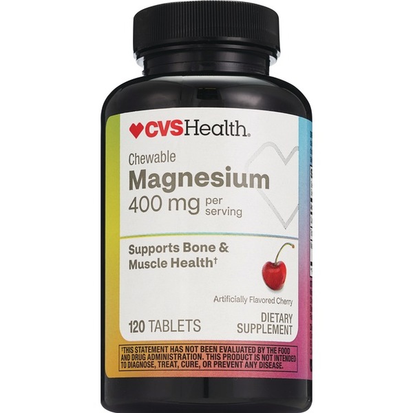 CVS Health Magnesium Chewable Tablets, 120 CT