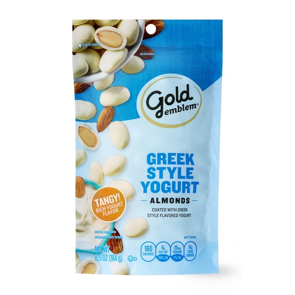 Gold Emblem Greek Style Yogurt Almonds, 6.5 oz