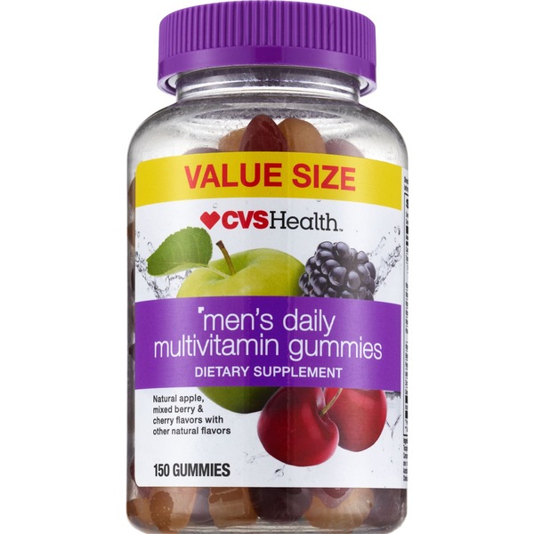 CVS Health Men's Daily Multivitamin Gummies, 150 CT, Twin Pack