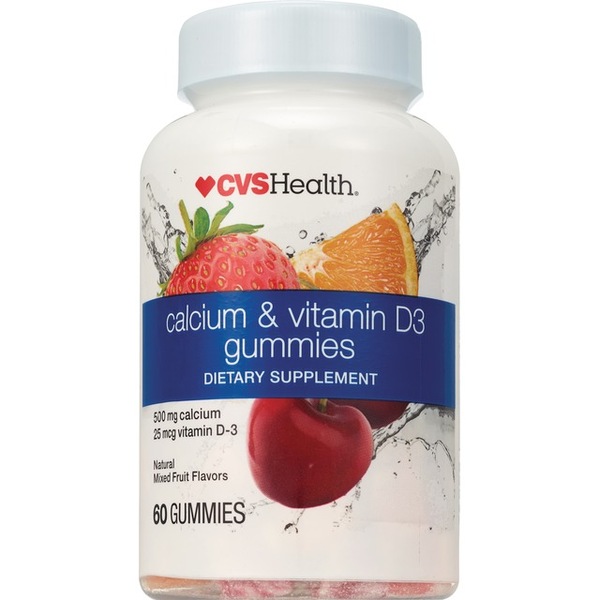 CVS Health Calcium & Vitamin D3 Gummies, 60 CT