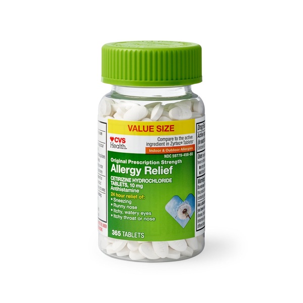 CVS Health 24HR Allergy Relief Cetirizine HCl Tablets