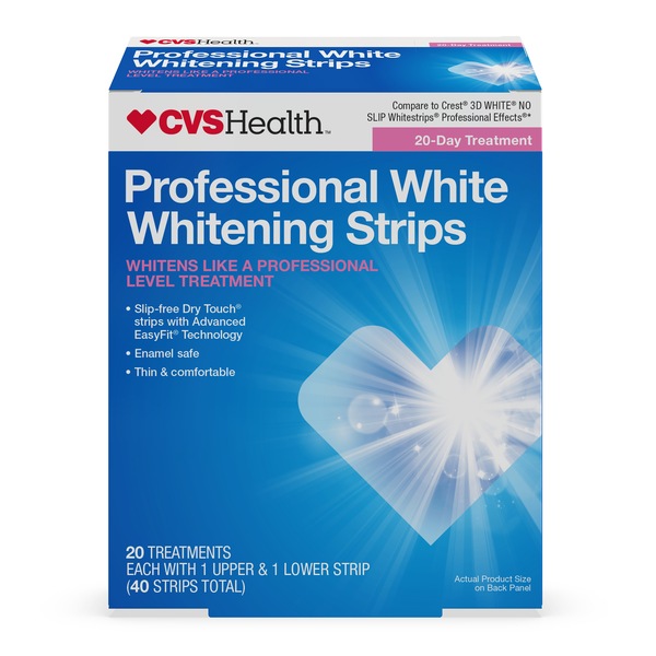 CVS Health Professional White Teeth Whitening Strips