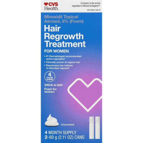 CVS Health Women's 5% Minoxidil Foam for Hair Regrowth