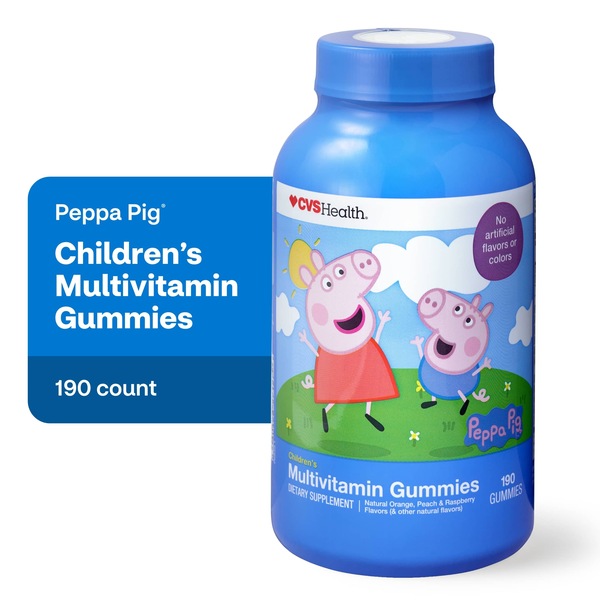 CVS Health Kid's Multivitamin Gummy, Peppa Pig, 190 CT