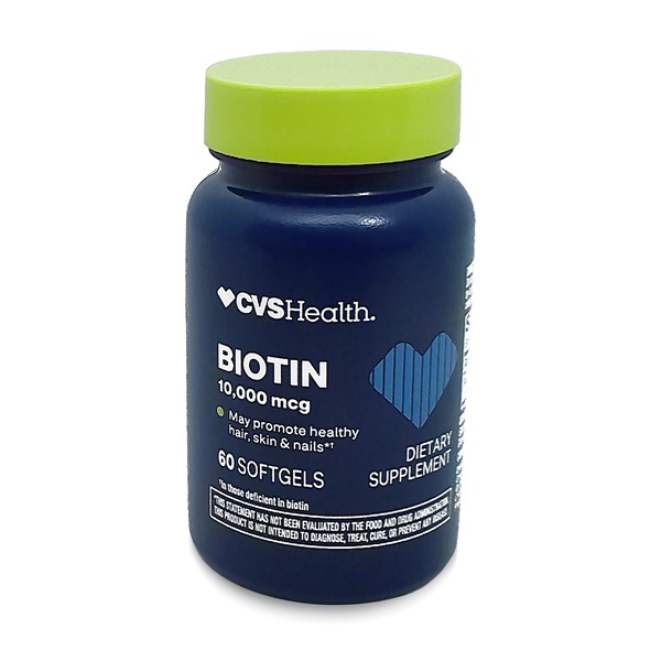 CVS Health Biotin 10,000 mcg Softgels, 60 CT