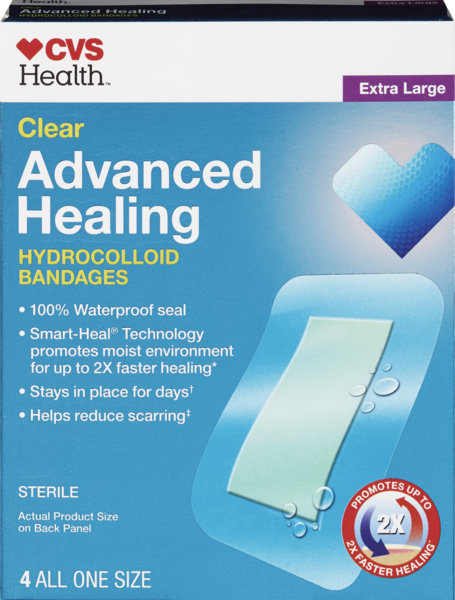 CVS Health Clear Advanced Healing Hydrocolloid Bandages