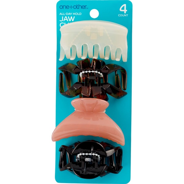 one+other All Day Hold Jaw Clips, Assorted Colors