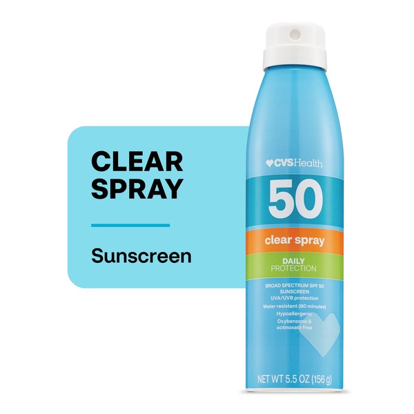 CVS Health Clear Broad Spectrum Sunscreen Spray