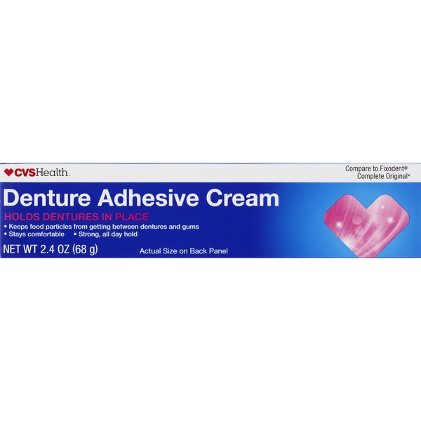 CVS Health - Crema adhesiva para prótesis dental, 2.4 oz