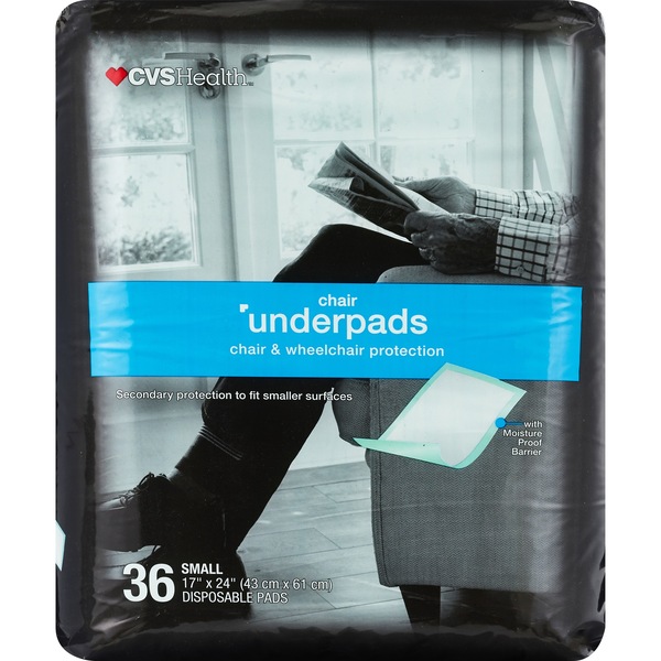 CVS Health Chair and Wheelchair Underpads