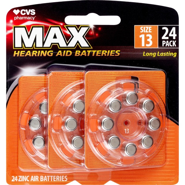 CVS Hearing Aid Batteries Size 13, 8 ct