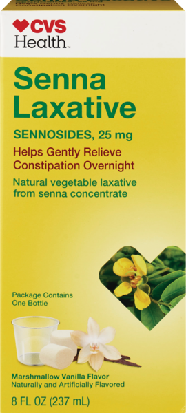 CVS Health - Laxante de sena, Marshmellow Vanilla, 8 oz