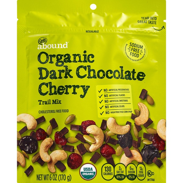 Gold Emblem Abound Organic Dark Chocolate Cherry Trail Mix, 6 oz