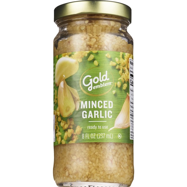 Gold Emblem Minced Garlic, 8 oz