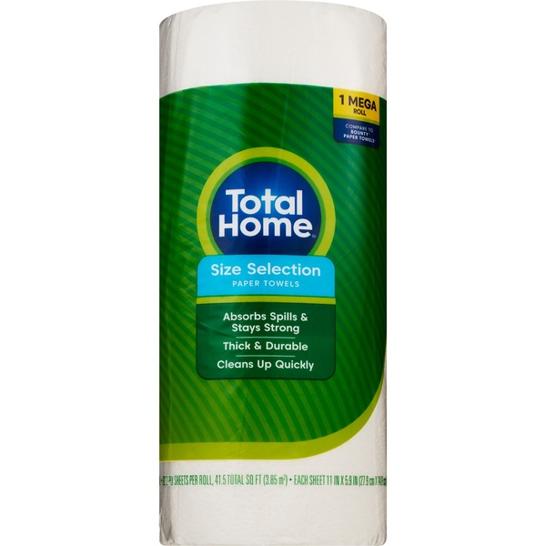 Total Home Paper Towels 2-Ply Sheets