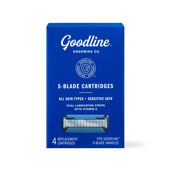 Goodline Grooming Co. 5-Blade Razor Blade Refills