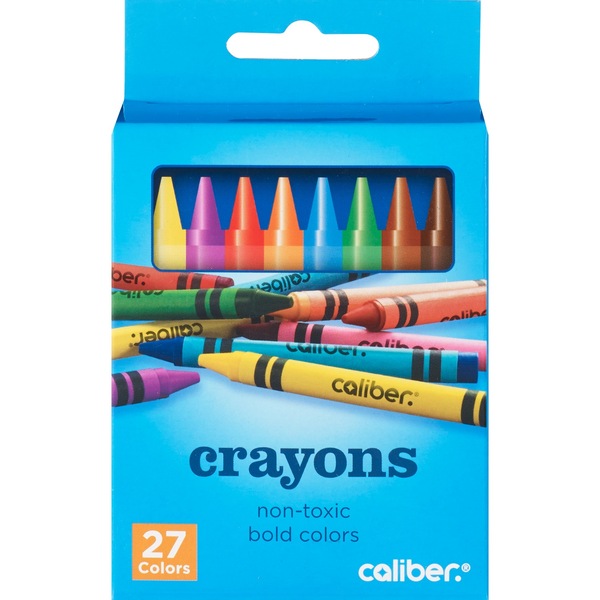 Caliber - Crayones de colores intensos, no tóxicos