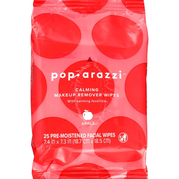 Pop-arazzi - Toallitas de limpieza, Moisturizing Melon, 25 u.