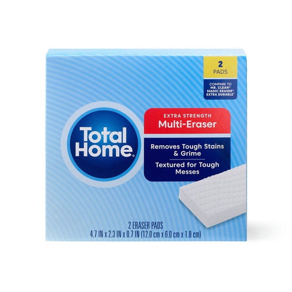 Total Home Extra Strength Multi-Eraser Pads, 2 ct