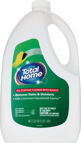 Total Home All Purpose Cleaner with Bleach, 64 oz