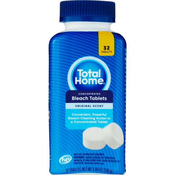 Total Home Bleach Tablets, 32 CT