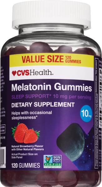 CVS Health 10mg Melatonin Gummies, Strawberry