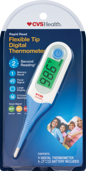 CVS Health Rapid Read Flexible Tip Digital Thermometer