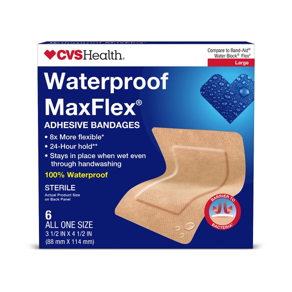 CVS Health Waterproof MaxFlex Adhesive Bandages