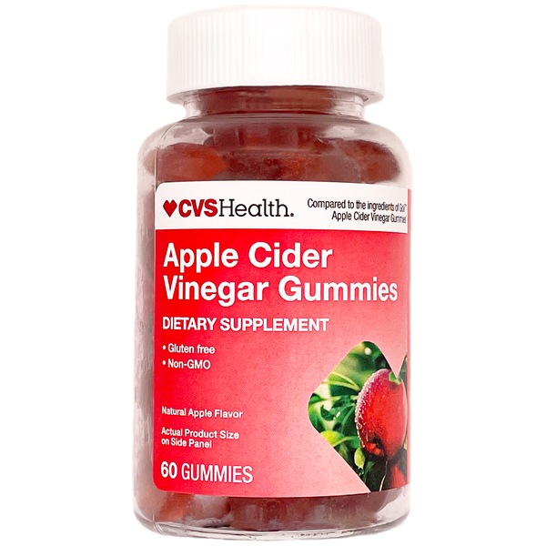 CVS Health Apple Cider Vinegar Gummies, 60 CT