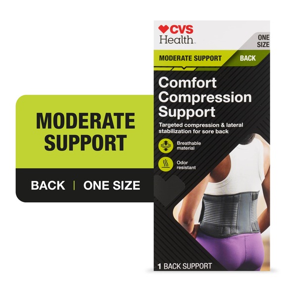 CVS Health Moderate Support Back Comfort Compression Support