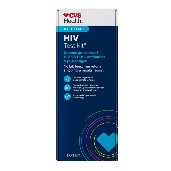 CVS Health - Kit de prueba casera de VIH, 1 u.