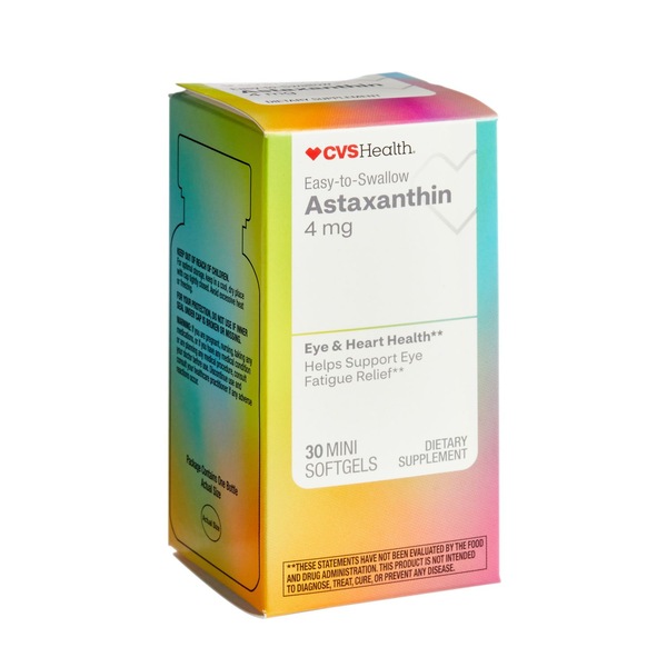 CVS Health Astaxanthin 4mg Softgels, 30 CT