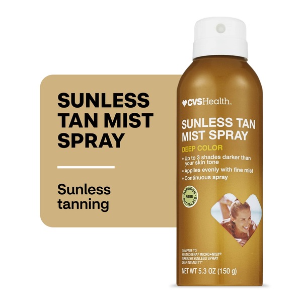 CVS Health Deep Color Sunless Tan Mist Spray
