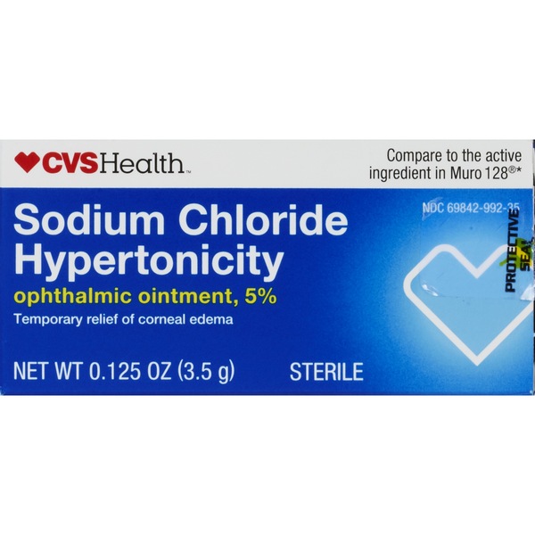 CVS Health Sodium Chloride Hypertonicity Ophthalmic Ointment, 0.125 OZ