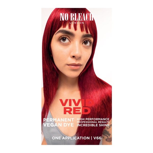 Bleach London Permanent Hair Color, Vivid Red