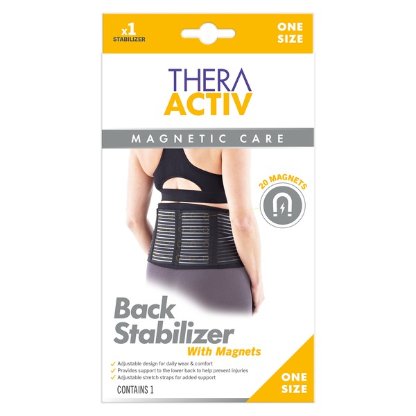 TheraActiv Magnetic Back Stabilizer - One Size