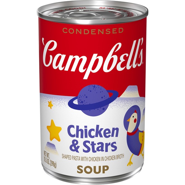 Campbell's Condensed Chicken & Stars Soup, Can, 10.5 oz