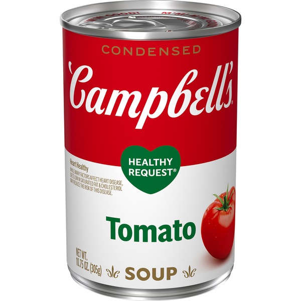 Campbell's Condensed Healthy Request Tomato Soup, Can, 10.75 oz