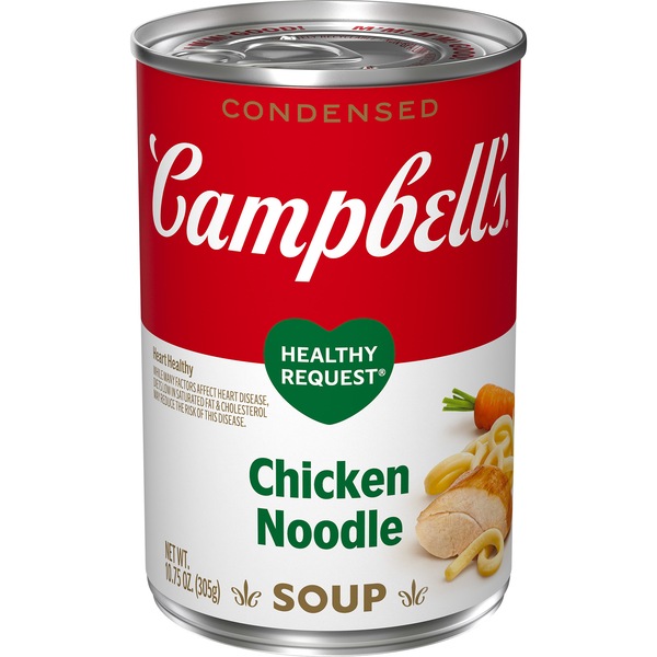 Campbell's Condensed Healthy Request Chicken Noodle Soup, Can, 10.75 oz