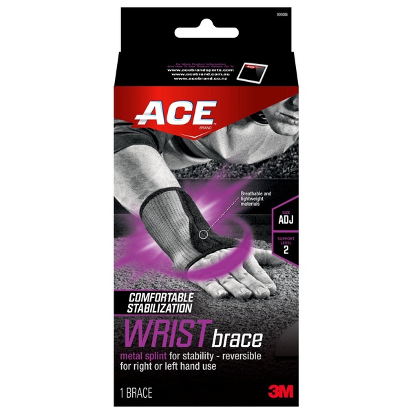 ACE Brand Reversible Splint Wrist Brace, Adjustable