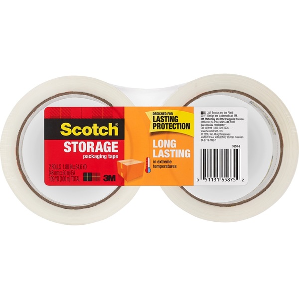 Scotch Mailing & Storage Tape 1.88 In X 54.6 Yd