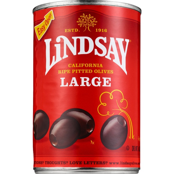 Lindsay California - Grandes aceitunas negras descarozadas
