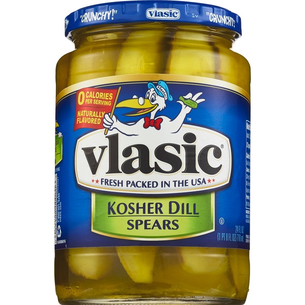 Vlasic Kosher Dill Spears, 24 fl oz