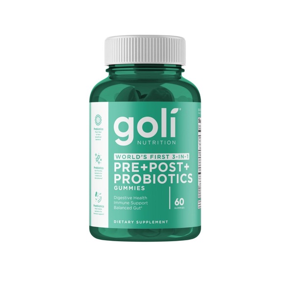 Goli Pre + Probiotic Gummies, 60 CT