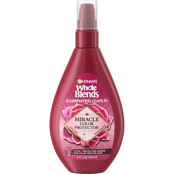 Garnier Whole Blends Remedy Red Rose Extract & Vinegar Color Protector Leave-In Treatment