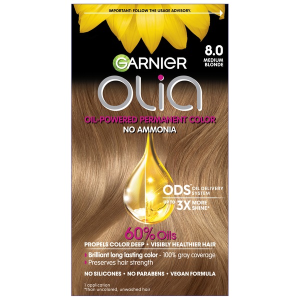 Garnier Olia Oil Powered Ammonia Free Permanent Hair Color