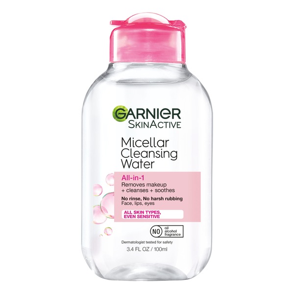 Garnier SkinActive Micellar Cleansing Water, For All Skin Types, 3.4 OZ